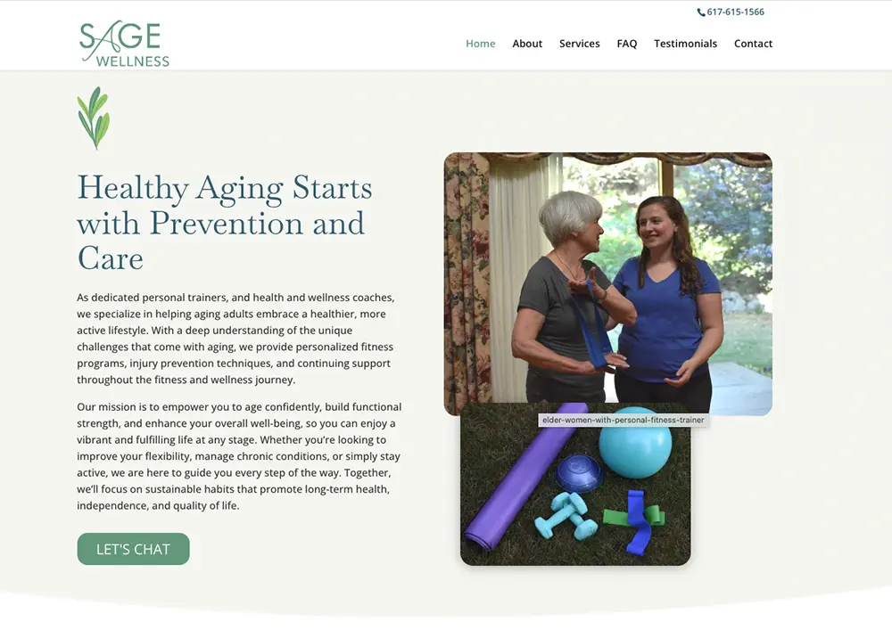 Sage Wellness Website